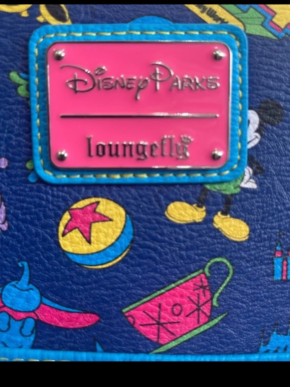 Disney Parks 2024 Loungefly Mini Backpack Mickey Minnie AOP NWT
